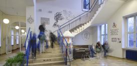 Der Lichthof am Fichte-Gymnasium