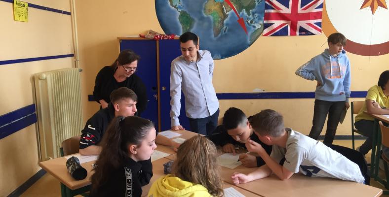 Neben der Weltsprache Englisch, die am Fremdsprachentag natürlich nicht fehlen durfte,...