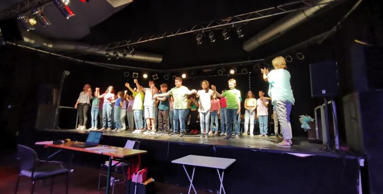Im Kultopia präsentierte die Klasse 5c ihr Theaterstück.