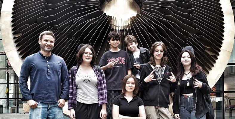 Die Schulband des Fichte-Gymnasiums alias The Nastys.