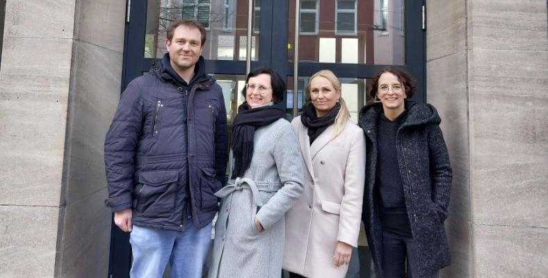 Die Prager Kolleginnen mit Herrn Severing und Frau Mintert-Jancke