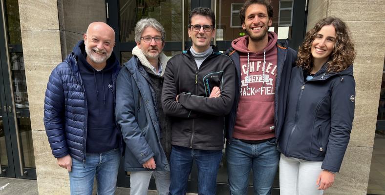 Eine Lehrerin und vier Lehrer besuchten im Rahmen des Erasmus-Plus-Projekts das Fichte-Gymnasium. 