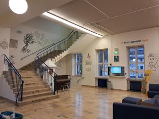 Innenansicht: Der Lichthof im Altbau