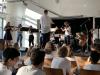 Das Schulorchester hatte nicht nur an den Instrumenten einiges zu bieten.